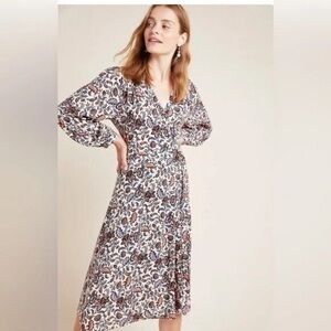 Anthropologie Velvet by Graham and Spencer Nadia Wrap Dress Size XS